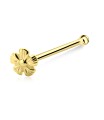 Flower Bloom Silver Bone Nose Stud NSKD-763